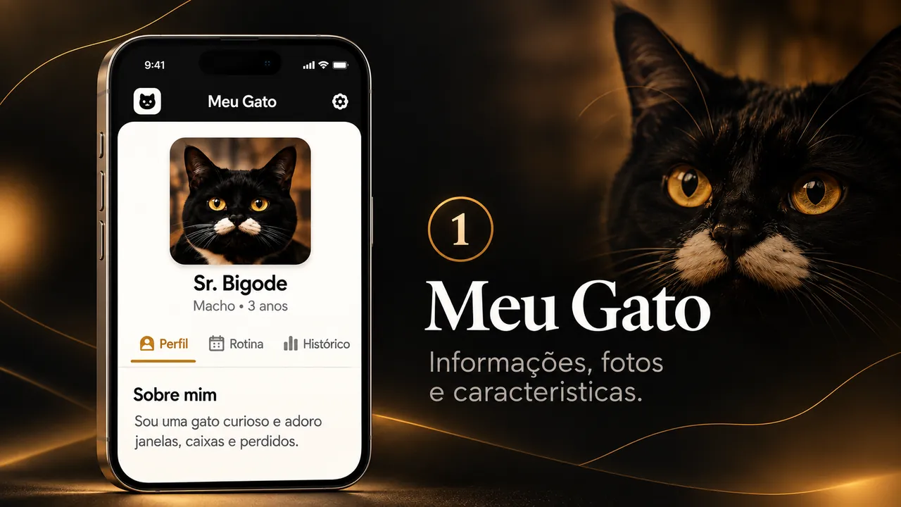 Tela Meu Gato com fotos e características